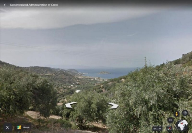 Mochlos MIT VIDEO: Kreta, Mochlos: 2 Grundstücke mit Meerblick zu verkaufen Grundstück kaufen